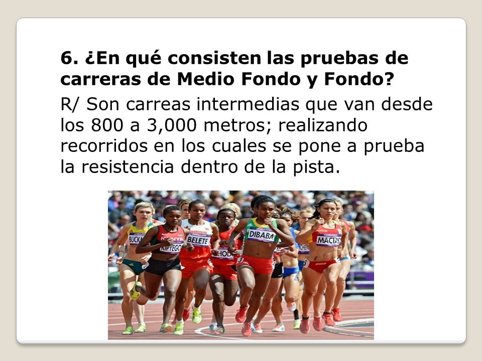 Cuales son las pruebas de atletismo de fondo